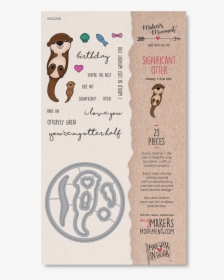 Significant Otter Stamp & Die Set Packaging - Poster, HD Png Download, Transparent PNG