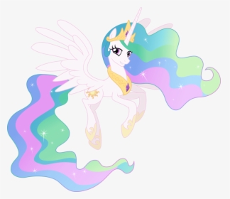 Thumb Image - Mlp Celestia Flying Vector, HD Png Download, Transparent PNG