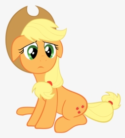 My Little Pony Applejack Sad - Applejack Sad, HD Png Download, Transparent PNG