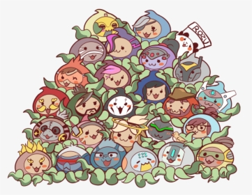 All Heroes Pachimari Overwatch, HD Png Download, Transparent PNG