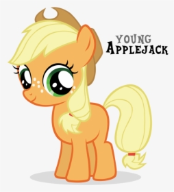 Pony Clipart Apple Jack - My Little Pony Small, HD Png Download, Transparent PNG