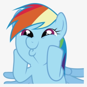 My Little Pony Friendship Is Magic Wiki - Rainbow Dash So Awesome Face, HD Png Download, Transparent PNG