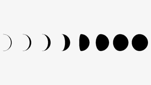 Moon Phases Tumblr Transparent, HD Png Download, Transparent PNG
