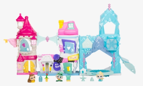 Disney Doorables Mega Stack Playset - Disney Doorables Elsa Castle, HD Png Download, Transparent PNG