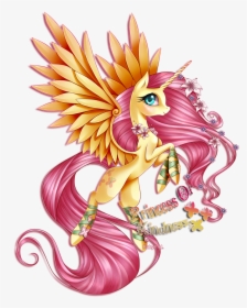 Butterfly, My Little Pony, And Unicorn Image - My Little Pony Princess Fluttershy, HD Png Download, Transparent PNG