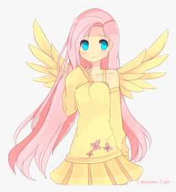 Fluttershy, Anime, And Cute Image - My Little Pony Anime Fluttershy, HD Png Download, Transparent PNG