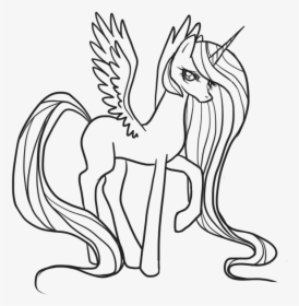 My Little Pony Fluttershy Coloring Pages - Mlp Coloring Pages, HD Png Download, Transparent PNG