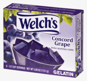 Welch’s Concord Grape Gelatin - Welchs Grape Gelatin, HD Png Download, Transparent PNG