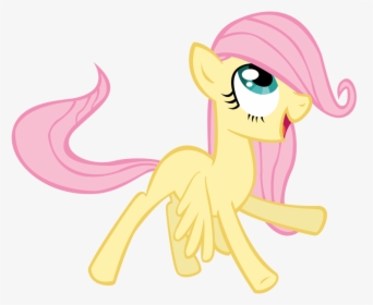 Fluttershy Rainbow Dash Pinkie Pie Rarity Pony Pink - Mlp Fluttershy Filly Base, HD Png Download, Transparent PNG