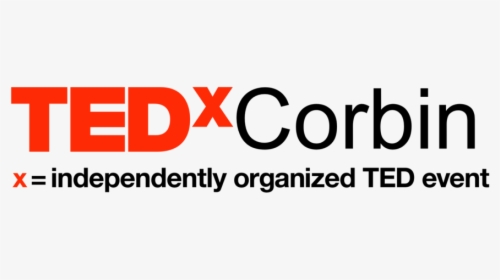 Tedxcorbin Logo Black Text - Oval, HD Png Download, Transparent PNG