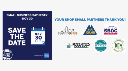 Small Business Saturday Boise 2019, HD Png Download, Transparent PNG