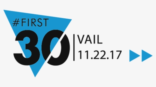 Vail First 30 Logo - Graphic Design, HD Png Download, Transparent PNG