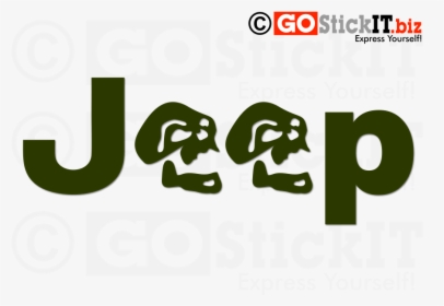 Jeep Logo Jeep Logo Skulls Vinyl Decal Stickerpng - Decal, Transparent Png, Transparent PNG