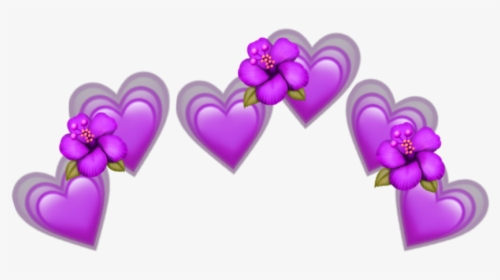 Purple Heart Emoji, HD Png Download, Transparent PNG
