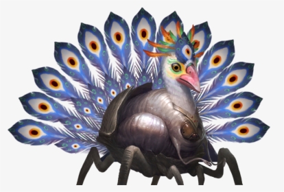 Peacock With Plastic Spoons, HD Png Download, Transparent PNG