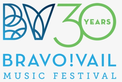 Brv 30 Year Master Logo Color Copy - Bravo Vail Music Festival Logo, HD Png Download, Transparent PNG