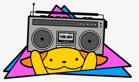 Boombox Clipart Purple, HD Png Download, Transparent PNG