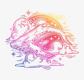 Line Tattoo Night Sky, HD Png Download, Transparent PNG