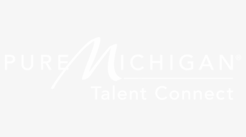 Pure Michigan Talent Connect White - Calligraphy, HD Png Download, Transparent PNG