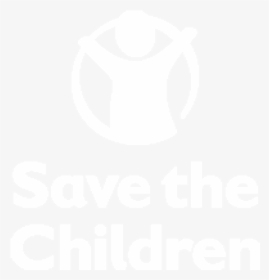Save The Cildren White - Png Save The Children Logo Black, Transparent Png, Transparent PNG