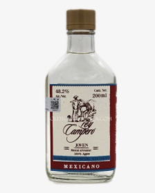 Rey Campero Mexicano Joven Mezcal 200ml - Glass Bottle, HD Png Download, Transparent PNG