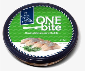 One Bite Herring Fillet Pieces With Dills - Zigmas One Bite, HD Png Download, Transparent PNG