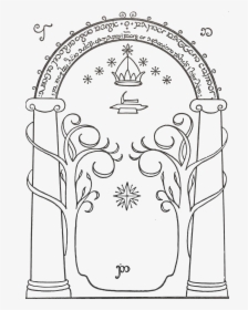 Lord Of The Rings Door, HD Png Download, Transparent PNG