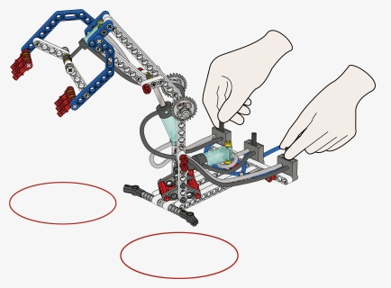 Pneumatic Arm Metal Pick , Png Download - Lego Robotic Arm, Transparent Png, Transparent PNG