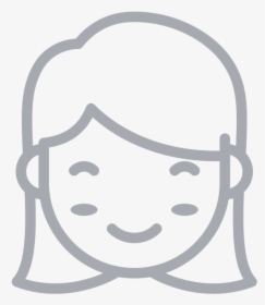 Icon Girl Vector Png, Transparent Png, Transparent PNG
