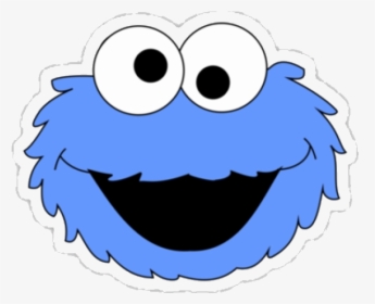 Cookie Monster Clipart Logo Sticker De Plaza Sesamo - Cookie Monster Clipart Png, Transparent Png, Transparent PNG