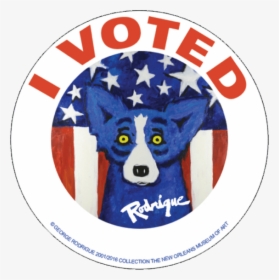 2016 Election Twitch - Blue Dog I Voted, HD Png Download, Transparent PNG