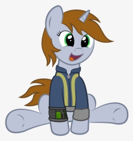 Transparent Fallout 4 Character Png - Mlp Littlepip Adorable, Png Download, Transparent PNG