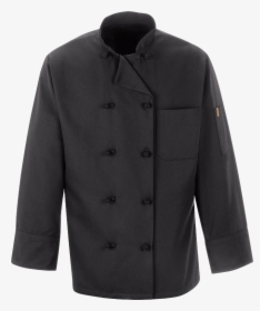 Chef Designs Black Chef Coat 10 Knot Buttons - Chef Jacket Black, HD Png Download, Transparent PNG