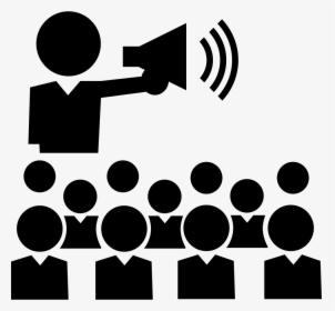 Professor With Speaker Talking To The Students - Word Advocate, HD Png Download, Transparent PNG