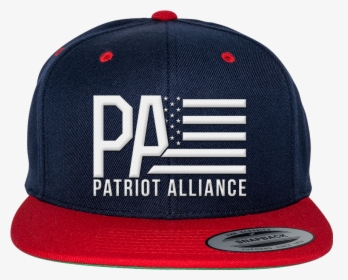 Pa Logo Flat Bill Snapback Hat, Navy/red   Class Lazyload - Baseball Cap, HD Png Download, Transparent PNG