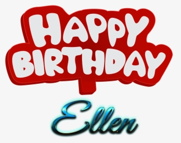 Ellen Happy Birthday Name Logo - Abhi Name Logo, HD Png Download, Transparent PNG
