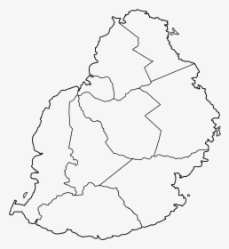 Map Of Mauritius Outline, HD Png Download, Transparent PNG