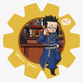 [fullmetal Alchemist] Maes Hughes Acrylic Keychain - Cartoon, HD Png Download, Transparent PNG