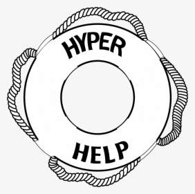 Hyperhelp Logo Black And White - New England Whalers, HD Png Download, Transparent PNG