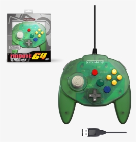 Clear Blue Usb - N64 Controller, HD Png Download, Transparent PNG