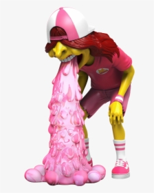 Vomit Kid By Okeh Fast Food Pink, HD Png Download, Transparent PNG