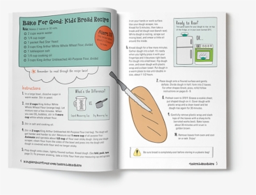 Bake For Good Kids Booklet - Bake For Good Bread Recipe, HD Png Download, Transparent PNG