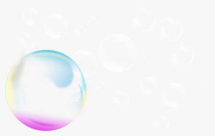 Clip Art Color Bubbles Background - Sphere, HD Png Download, Transparent PNG