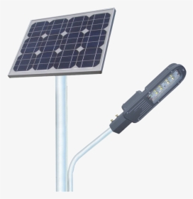 100 W Solar Street Lighting Pole - Solar Led Street Light Pole, HD Png Download, Transparent PNG