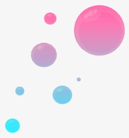 Gradient Blue Pink Purple Bubble Soap Soapbubbles Pinkb - Blue Pink And Purple Bubbles, HD Png Download, Transparent PNG