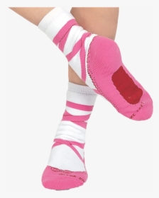Pink Pointe Socks - Ballet Shoe Socks, HD Png Download, Transparent PNG