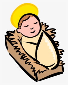 Banner Transparent Stock Vector Image Illustration - Cartoon Baby Jesus Png, Png Download, Transparent PNG