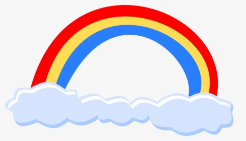 Simple Clipart Rainbow Png - Rainbow Synonym, Transparent Png, Transparent PNG