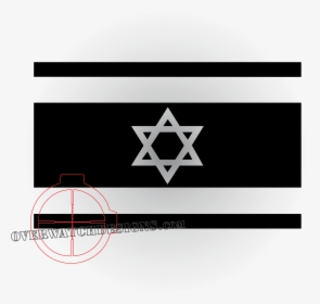 Israel Flag Sticker - Circle, HD Png Download, Transparent PNG