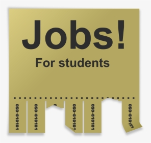 Stub, Notice, Jobs, Search - Summer Student Jobs, HD Png Download, Transparent PNG